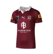 QUEENSLAND QLD MAROONS STATE OF ORIGIN SOO 2023 NRL PUMA HOME REPLICA MENS ADULT