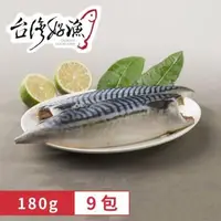 在飛比找森森購物網優惠-【台灣好漁】挪威薄鹽鯖魚片 9包(180g/包)