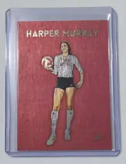 Harper Murray Platinum Plated Limited Artist Signed Nebraska Cornhuskers RC 1/1