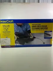 BrassCraft Drain Snake Drain Cleaning Machine 5/16" x 25' Kink Resistant Cable
