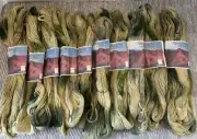 Araucania ATACAMA Yarn Color#504-Greens 50g/110yds 100% Alpaca Lot of 10