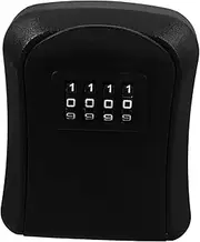 DOITOOL 1 Set Lock Box with Code Wall Mount Key Storage for Enhanced Security Combination Lock for House Keys for Outdoor Use Easy Access and Resettable