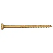 9 x 3" Star Drive Tan Deck Saberdrive Screws 25 lb. Tub (1811 pcs.)