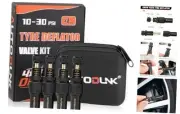 Adjustable Auto-Stop Tire Deflator Valve Kit, 10-30 PSI Air Down Tool Offroad
