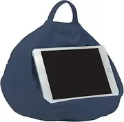 Airforce Blue Tablet Stand Cushion for Tablets, eReaders, Smartphones and Books with Accesories Pocket | UK Made | Over 50 Designs