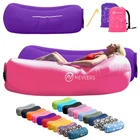 Nevlers Inflatable Blow Up Lounger Outdoor Chair Bed Sofa Travel, Bag & Pockets