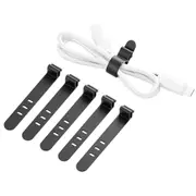 Cygnett TangleTamer Cable Tie Organisers 6 Pack (Black)