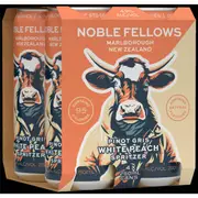 Noble Fellows Pinot Gris WhitePeach Spritzer Can 250mL x 4 Pack