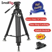 SmallRig 78" FreeBlazer Heavy-Duty Carbon Fiber Manfrotto Video Tripod 22lbs