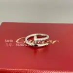 二手精品 CARTIER 卡地亞 JUSTE UN CLOU釘子戒指 18K白色黃金鑽石戒指 B4092700