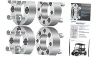 4 pcs 1.5 inch 4x4 to 4x4 Wheel Spacers 4x101.6 to 4x101.6 4 Lug 68.5mm CB