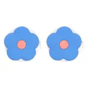 2pcs Soft Tape Measure 60-Inch 1.5M Mini Cute Measuring Tape, Blue Flower