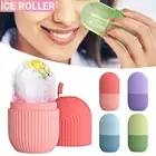Silicone Face Ice Roller Mold Ice Cube Massager Mould Facial Care Tool Beauty AU
