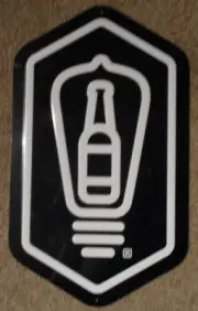BOTTLE LOGIC california darkstar METAL TACKER SIGN craft beer brewery brewing C