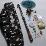 SHIMANO 3M6 釣魚竿套裝和 YUMOSHI 7000 (SHOPDOCAUCHATLUONG)