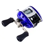 3.3:1 3BB Metal+Plastic Right Hand Baitcasting Fishing Reel Resistance Brake Sea Fishing