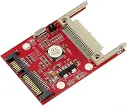 COMPACT FLASH CF to SATA 15+7 Adapter. DMA and UDMA compliant. Jumper setting 3.3V/5V