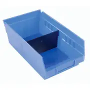 Akro-Mils 40150 Shelf Bin Divider For 8"W x 4"H Shelf Bins Black 24/Pk