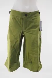 NEW! Sombrio Valor Mountain Bike Shorts Women's Medium 14in Inseam Green