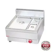 Dry Bain Marie Includes 1x 1/1 GN Pan & Lid, 2x 1/4 GN Pans & Lids 600x650x475mm