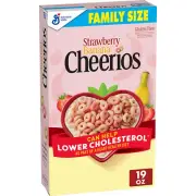 Strawberry Banana Heart Healthy Cereal, Gluten Free Cereal with Whole Grain Oat