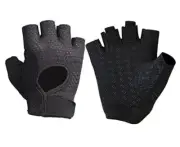 Workout Gloves for Women & Men, Gym Gloves for Working Out, Mens Large Black