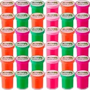 Mini Noise Putty Slime - (Pack of 48) Slime Party Favors Sludge for Kids All Ages, Boys & Girls, Bulk Neon Silly Noise Putty for Goodie Bag Party Supplies