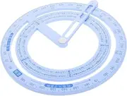 FUNNETOYU Precision Angle Gauge Tool Circle Protractor Engraved Markings for Woodworking Engineering 4pcs Set