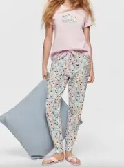 NEW PETER ALEXANDER QUOKKA TOP & EASY PANTS PJ SET LARGE L RRP$129.90