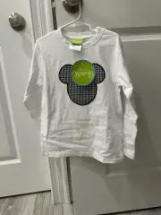 NWT Classic Whimsy Black Gingham Mouse Ears LS Shirt Size 6