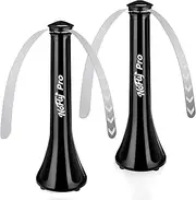 2 Pack Outdoor Fly Repellent Fan, Portable Fan for Outdoor Indoor, Table Top Fly Repellent with Holographic Blades for Picnic, Party, Patio, Keep Flies Away, Black