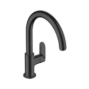 Hansgrohe Vernis Blend Single Lever Kitchen Mixer Tap in Matt Black (71870673)