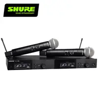 在飛比找PChome24h購物優惠-SHURE SLXD24D/SM58 數位雙頻無線麥克風組1