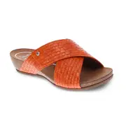 Scholl Jean Brick Wedge - Tangerine