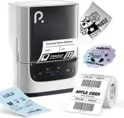 POLONO Label Maker Machine with Tape, Bluethooth Portable Thermal Label Printer