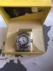 Invicta Bolt Mens Automatic 53 mm Stainless Steel, Case Black, Silver Dial 28769