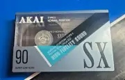 AKAI SX 90 Type I Blank Audio Cassette Tape - Made In Japan - New USA Seller
