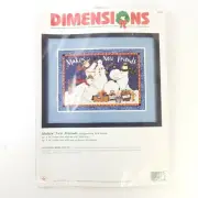 Dimensions Makin New Friends Snowmen Deb Strain Counted Cross Stitch