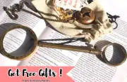 Albert Einstein Inspired Magnifying Glass with Polished Brass Handle