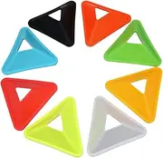Generic 8Pcs Soccer Training Cones Multi Function Agility Discs for Football Basketball and Sports Training Durable High Grade Pe Material Vibrant Colors for Enhanced Visibility