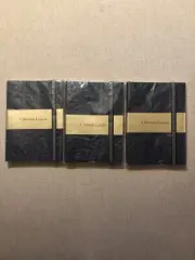 Christian Lacroix Paseo Navy A6 6" X 4.25" Lay flat Notebook - Lot Of 3