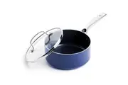 Blue Diamond Covered Non Stick Saucepan 18cm 1.90L Home Kitchen Cookware