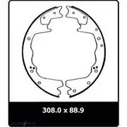 Protex Brake Shoes - N3206