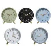 Quiet Movement Alarm Clock with Soft Night Light for Students and Office Desks