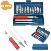 Dental Lab Gordon Knife Scalpel Razor Blade Precision Kit Cutter Set 16PC