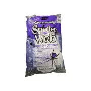 Halloween Fun World Super Stretch Spider Web New in Bag Made in USA READ