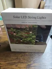 1 BOX of 10ct LED Solar Outdoor Orb and Globe String Lights by Threshold