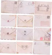 ROMISBABA Retro Letter Envelopes Set 24pc Wedding Envelopes Multi-Function Invitation Card Envelopes