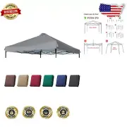 Waterproof 12x12 Replacement Canopy Top with UV Protection and Ventilated Design
