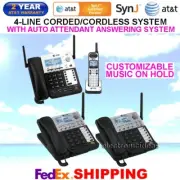 AT&T SB67138 4-LINE CORDED/CORDLESS 1 CORDLESS PHONE + 2 CORDLESS DESKSETS